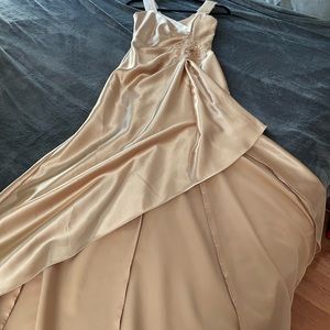 Gunne Sax 90’s high-low maxi evening gown